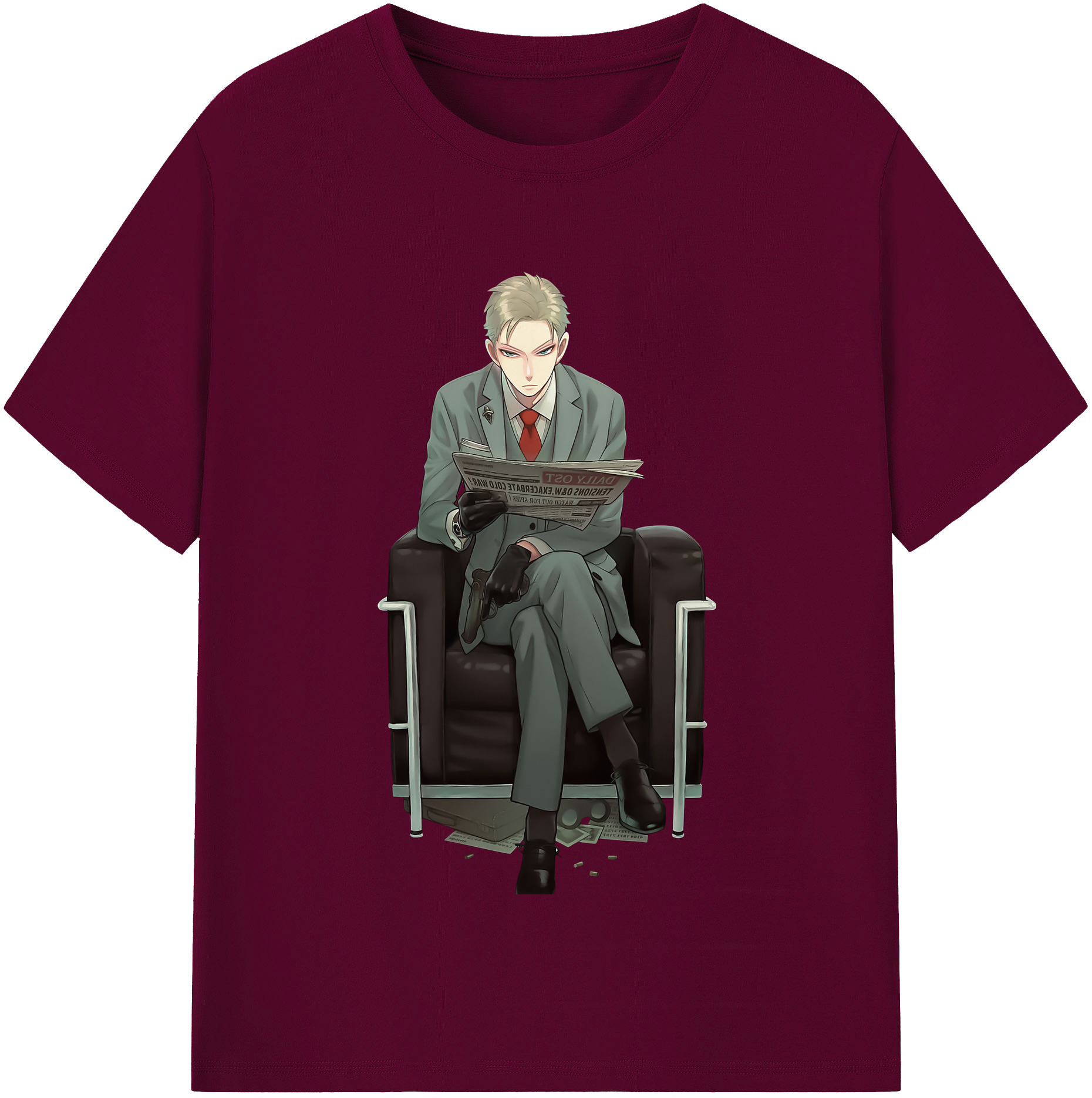 （画像用） SPY×FAMILY间谍家家酒 レディースカジュアルプリントTシャツ（綿100％）